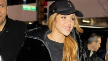 Shakira en Nueva York junto a sus hijos Milan y Sasha.