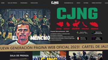 Sitio web del CJNG
