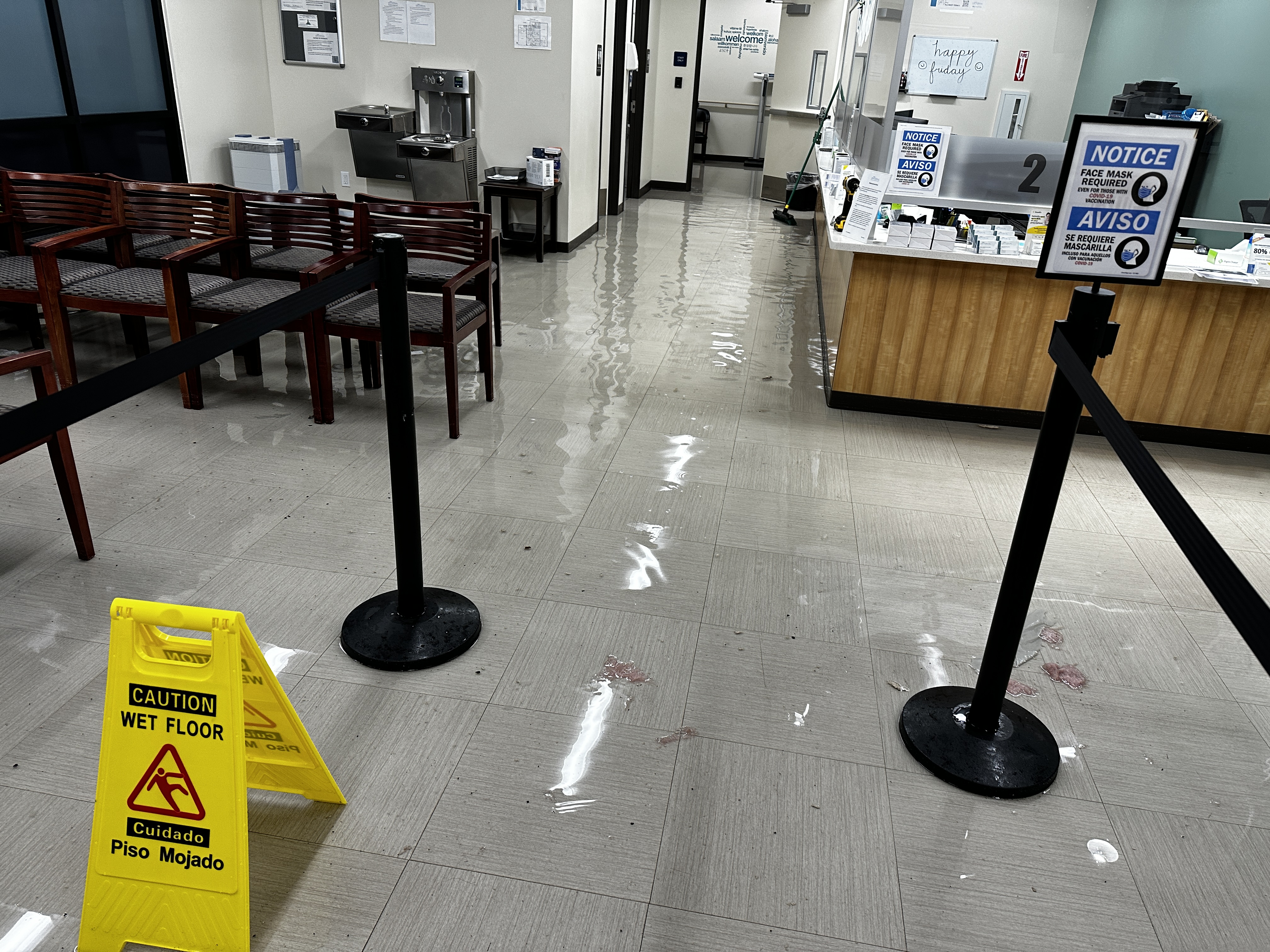 South Los Angeles community clinic flooded and at risk of closing