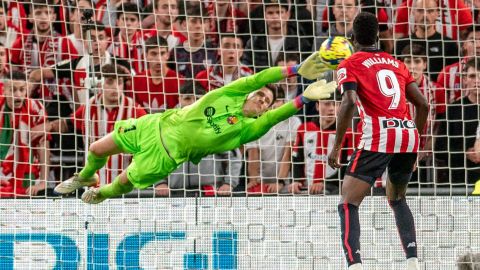 Ter Stegen fue el héroe ante el Bilbao.