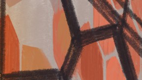 Un boceto preliminar con Wade y Ember caminando en Element City.