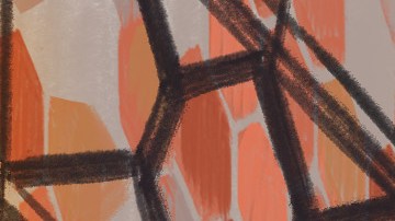 Un boceto preliminar con Wade y Ember caminando en Element City.