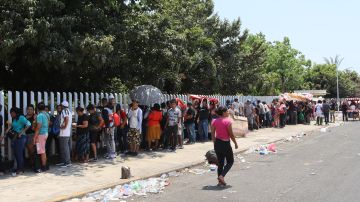 Miles de migrantes de distintos países llegaron a Tapachula, en Chiapas, para pedir lo permisos y transitar hacia EE.UU.