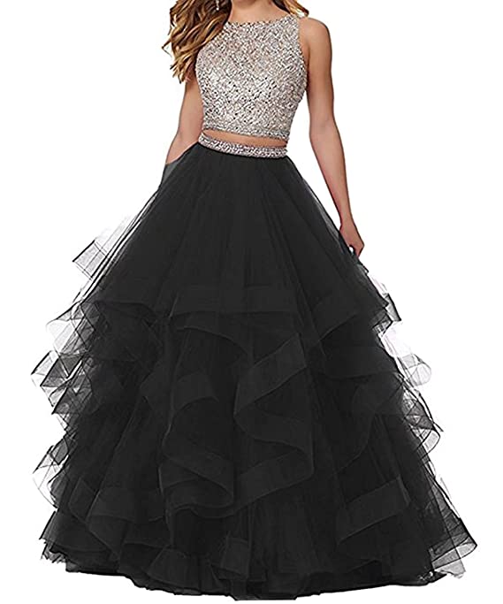 Vestidos de quinceañera 2025 de dos piezas