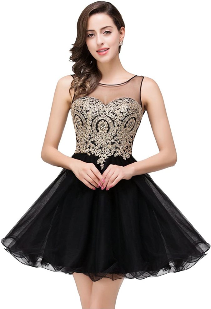 vestidos cortos para estar cómoda en tu fiesta de quinces