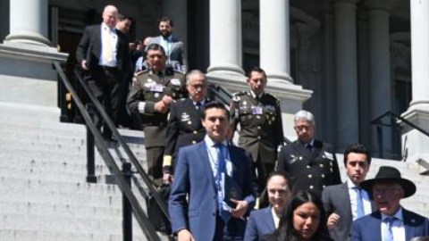 Funcionarios de México y EE.UU. acordaron reforzar medidas bilaterales contra el tráfico de drogas y armas.