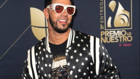 Anuel AA en el Premio Lo Nuestro 2019.