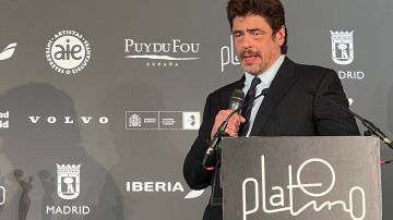 Benicio del Toro en los X Premios Platino