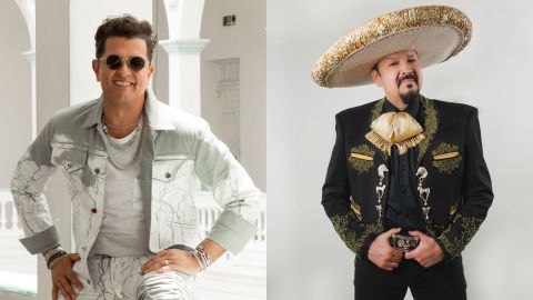 Carlos Vives y Pepe Aguilar, dos grandes estrellas de la música latina.