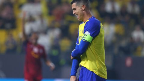 Cristiano Ronaldo vistiendo los colores del Al Nassr.