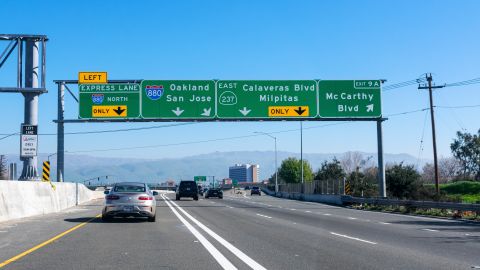 Un segmento de la autopista I-880 en el Área de la Bahía.