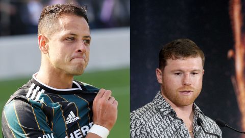 'Chicharito' Hernández y 'Canelo' Álvarez.