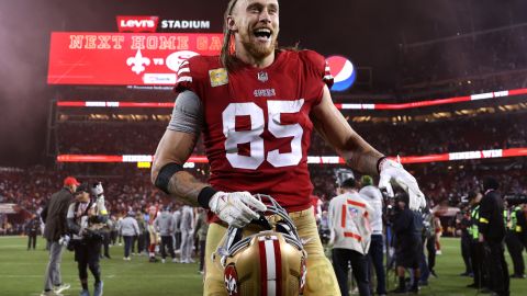 George Kittle, ala abierta de los 49ers.