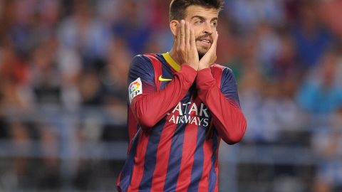 Gerard Piqué cuando aún jugaba para el FC Barcelona.