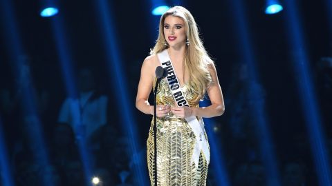 Madison Anderson durante su participación en el Miss Universe 2019.