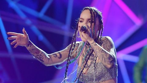 Belinda estuvo a punto de vomitar | Matt Winkelmeyer/Getty Images for Spotify
