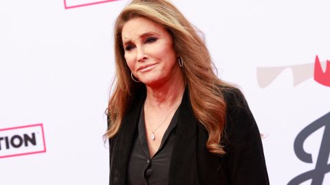 Caitlyn Jenner arrives for the Steven Tyler 4th Annual Grammy Awards Viewing Party, benefitting Janie's Fund, at Hollywood Palladium in Los Angeles, California, on April 3, 2022. (Photo by Michael Tran / AFP) (Photo by MICHAEL TRAN/AFP via Getty Images)