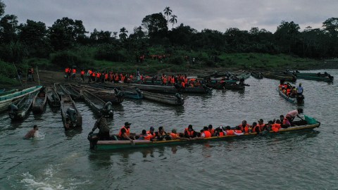 El cruce de inmigrantes por la selva del Darién ha aumentado significativamente.