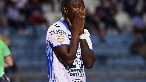 Marino Hinestroza, jugador del Pachuca en la Liga MX.