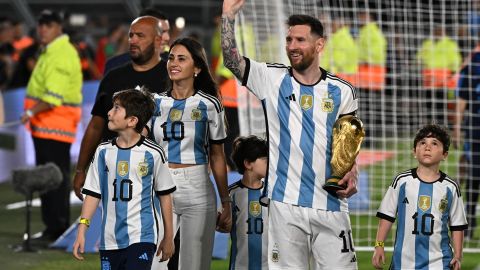 La familia Messi visitó Euro Disney.