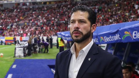 Benjamín Mora, entrenador del Atlas de Guadalajara.