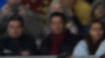 Karim Benzema celebrando uno de los tres goles ante el FC Barcelona.