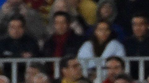 Karim Benzema celebrando uno de los tres goles ante el FC Barcelona.