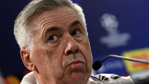 Carlo Ancelotti, entrenador italiano del Real Madrid.