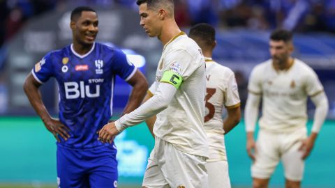 Cristiano Ronaldo en la derrota del Al Nassr.