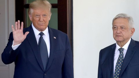 AMLO reitera apoyo al expresidente Donald Trump: “está expuesto a una campaña de desprestigio”