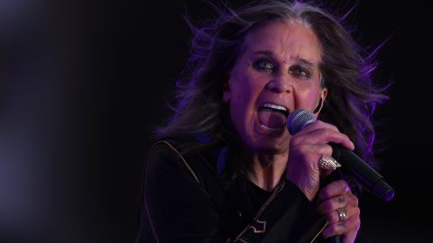 INGLEWOOD, CALIFORNIA - SEPTEMBER 08: Musician Ozzy Osbourne performs during half-time of the 2022 NFL season opening game between the Buffalo Bills and the Los Angeles Rams at SoFi Stadium on September 08, 2022 in Inglewood, California. (Photo by Harry How/Getty Images)