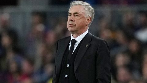 Carlo Ancelotti, entrenador del Real Madrid de España.