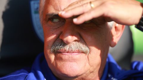 Ricardo Ferretti, entrenador de Cruz Azul.