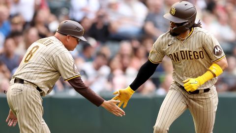 Fernando Tatis Jr. debutó en 2023 ante Arizona.