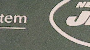 Aaron Rodgers en su presentación con los New York Jets.