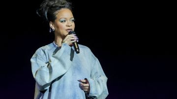Rihanna en el evento de CinemaCon celebrado en Las Vegas el 27 de abril de 2023.