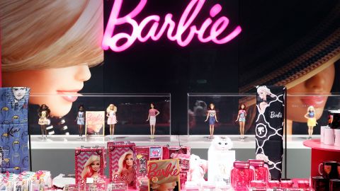 PARIS, FRANCE - MARCH 09: Barbie dolls are displayed during the exhibition "Barbie, life of an icon" at the Museum of Decorative Arts as part of the Paris Fashion Week Womenswear Fall/Winter 2016/2017 on March 9, 2016 in Paris, France. More than 700 Barbie dolls are displayed during the exhibition which takes place from March 10 to September 18, 2016. (Photo by Thierry Chesnot/Getty Images)