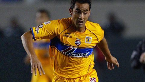 Walter "El Divino" Gaitán, durante su etapa como jugador de Tigres.