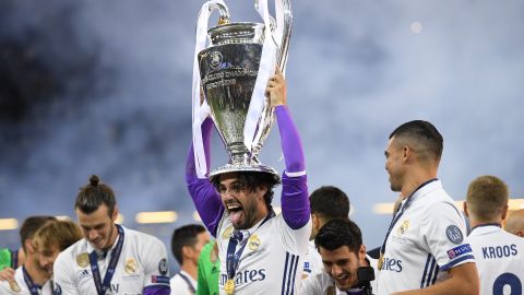 Isco conquistó cinco Champions con el conjunto merengue.