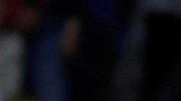 Guerschon Yabusele (3d) es controlado por sus compañeros durante el segundo partido de los cuartos de final de la EuroLiga que Real Madrid y Partizán Belgrado.