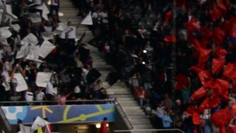 Hinchas de la Selección de Alemania.