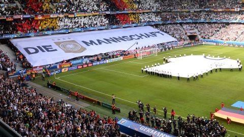 Hinchas de la Selección de Alemania.