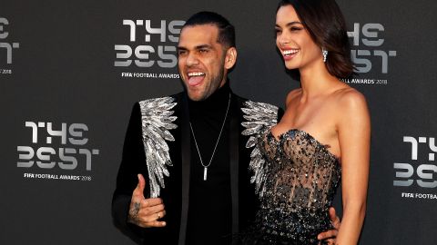 Joana Sanz y Dani Alves.