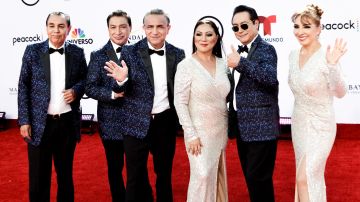 Los Ángeles Azules en el Latin Grammy 2022.