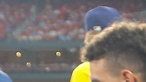 Luis Urías jugador mexicano de los Brewers.
