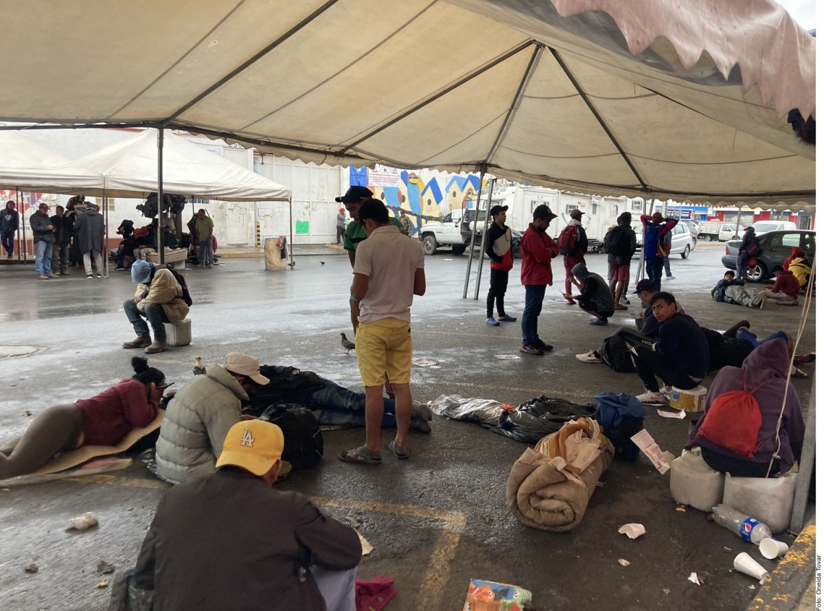 Migrantes en México.