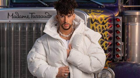 Figura de cera de Bad Bunny en el Museo Madame Tussauds de Las Vegas.