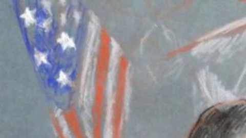 Dibujo de la comparecencia de Teixeira en el juzgado este viernes.