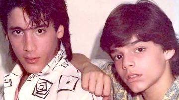 Roy Roselló y Ricky Martin cuando pertenecían a Menudo en la época de los '80.