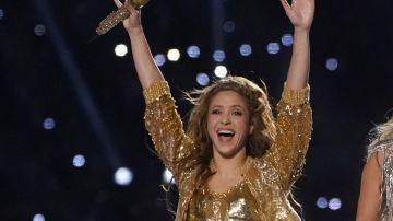 Shakira en el Super Bowl 2020.